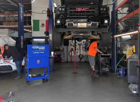 PowertrainWorx shop interior